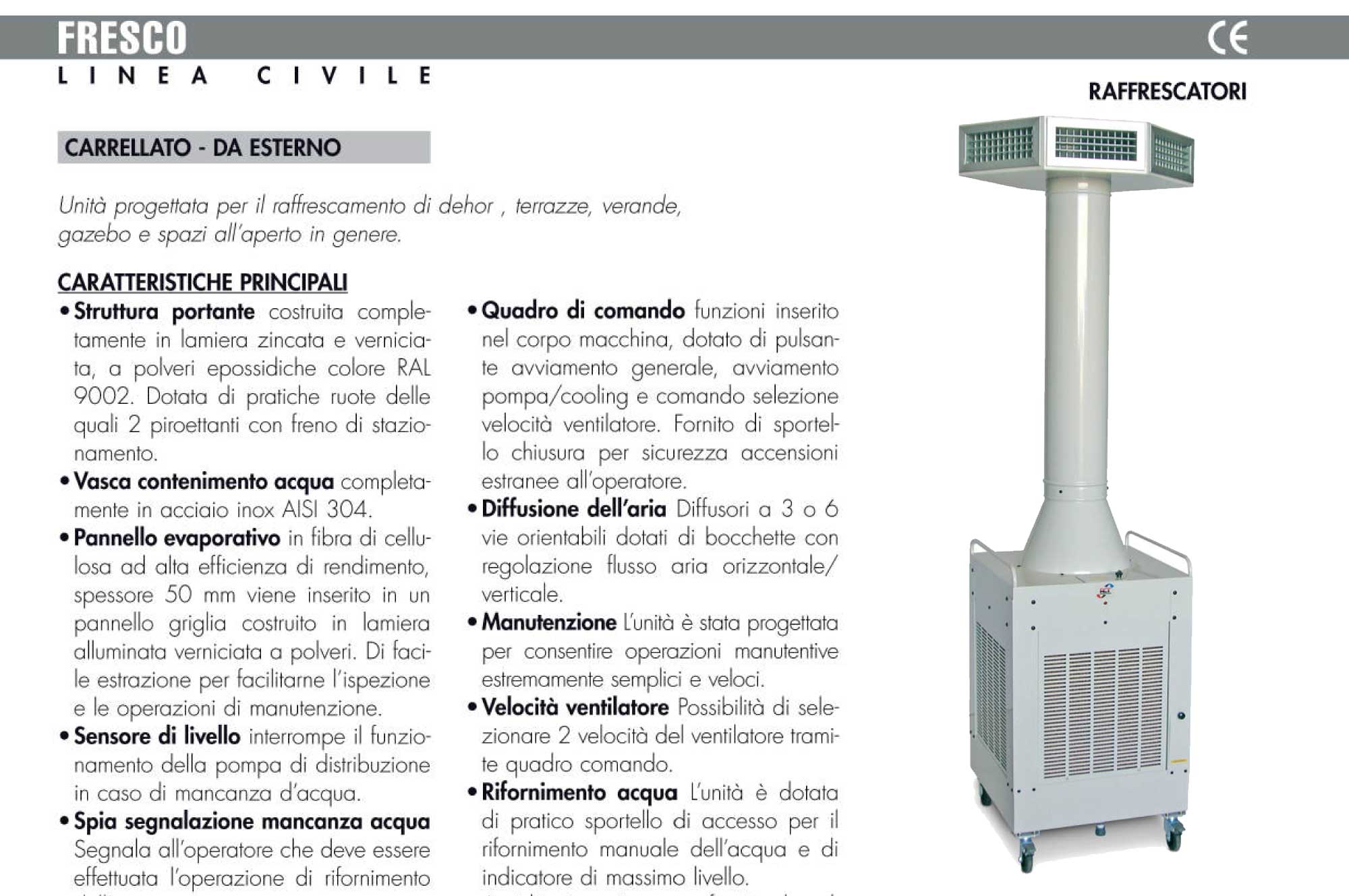 Domestic use evaporative coolers